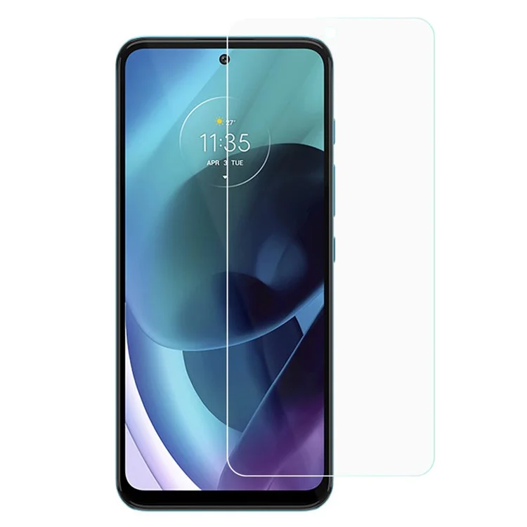 Per Motorola Moto G71 5G Pellicola protettiva per schermo in vetro temperato impermeabile HD da 0,3 mm con bordo Arc Anti-macchia