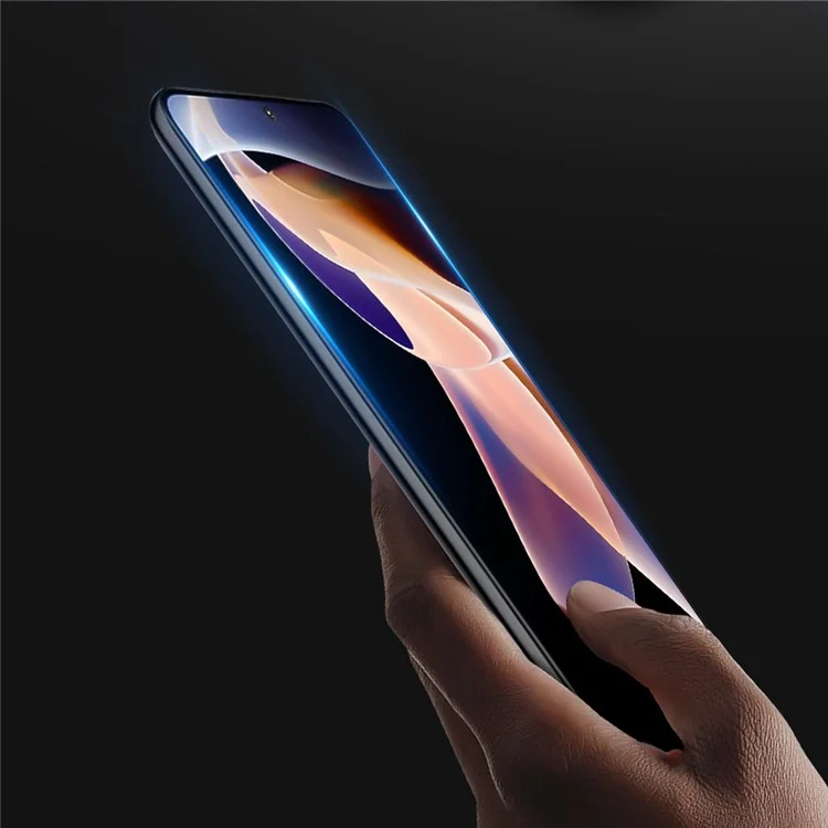 DUX DUCIS для Xiaomi Redmi Note 12 Pro 4G / Note 11 Pro 4G (Mediatek) / Note 11 Pro 5G (Qualcomm) / Note 11 Pro 5G (China) (MediaTek) Защитная пленка для экрана, Full Screen Full Glue HD 9H 2.5D Edge 0.33mm AGC Glass Film (9D)