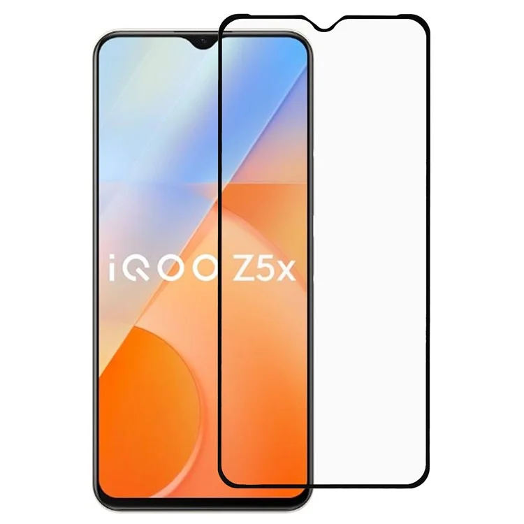 PET + TPU Bendable Screen Protector Full Coverage High Transparency Full Glue Silk Print Screen Film for vivo iQOO Z5x