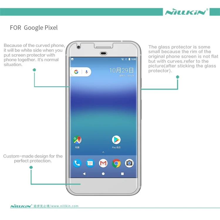 NILLKIN Anti-fingerprint HD Clear Screen Protector for Google Pixel