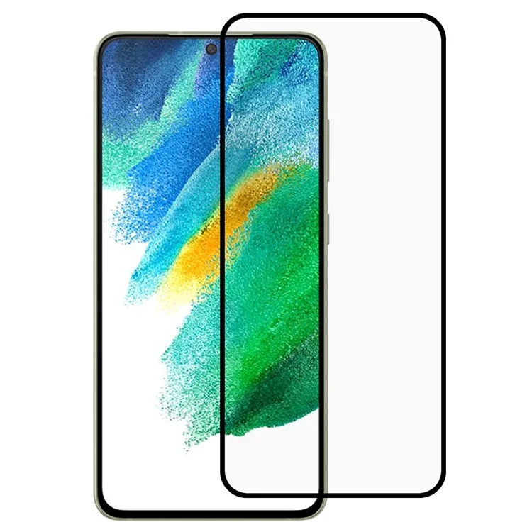 Hochwertige Seidendruck-Schutzfolien aus weichem PET+TPU mit Vollflächenabdeckung für das Samsung Galaxy S21 FE 5G 
