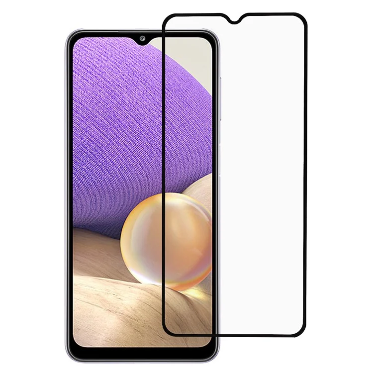 Transparenza ad Alta Trasparenza Silk Colla Full Silk PET + Protettore Dello Schermo TPU Per Samsung Galaxy A32 5G / M32 5G