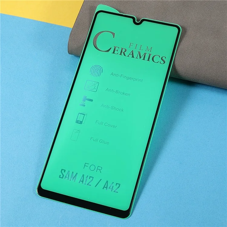 Rurihai Anti-shock a Prueba de Huellas Dactilares Con Protector de Pantalla PMMA Transparente Para Samsung Galaxy A42 5G/A12