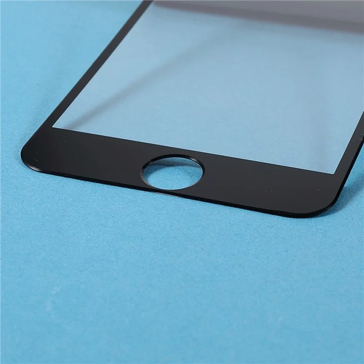 RURIHAI Full Coverage Film Clear Soft PMMA Anti-fingerprint Full Glue Screen Protector für iPhone SE (2022)/SE (2020)/8/7 - Schwarz