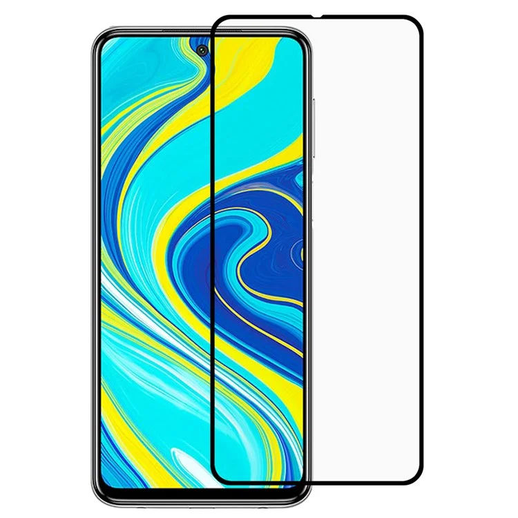 RURIHAI Resistente Resistente Pegla Full Glue HD Clear PMMA Protector Para Xiaomi Redmi Note 9S/Note 9 Pro