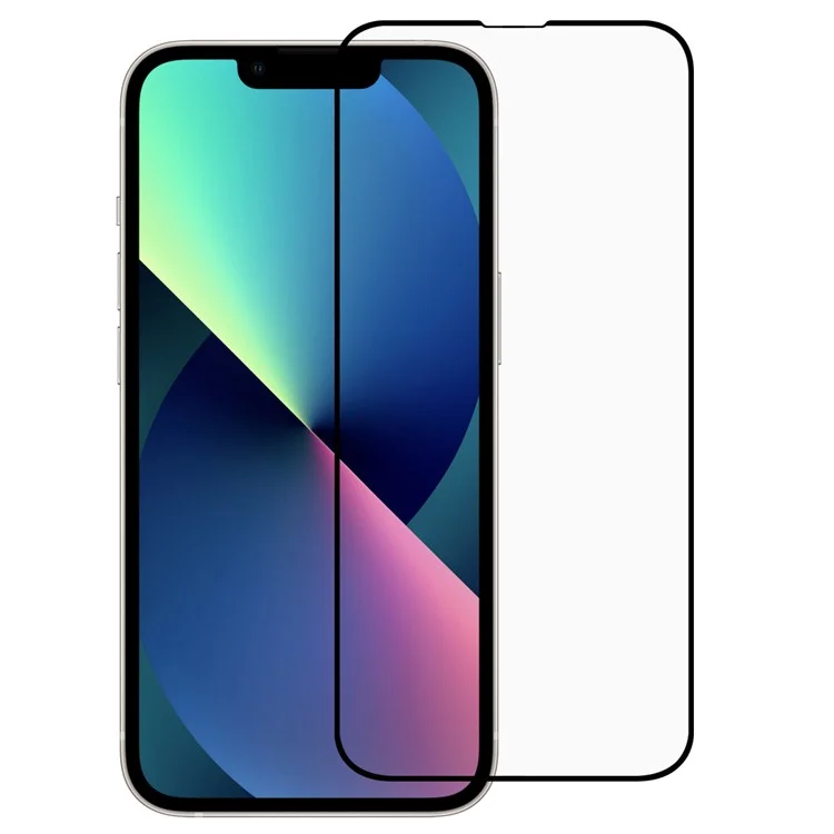 RURIHAI Película Protectora de Pantalla PMMA Antihuellas y de Cobertura Total para iPhone 13 mini de 5.4 pulgadas 