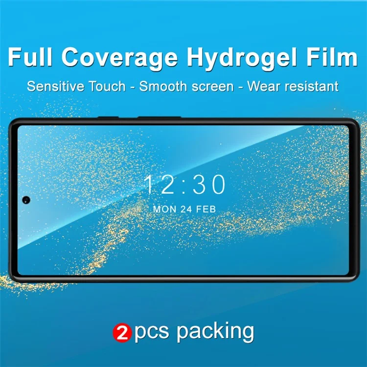 IMAK 2Pcs/Set Hydrogel Film III Full Coverage Transparent Soft TPU Protective Screen Protector für Google Pixel 6