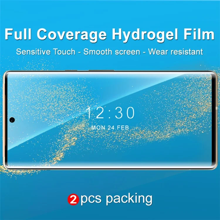 IMAK 2Pcs/Set Hydrogel Film III Anti-poussière Full Coverage TPU Protective Screen Protector Film pour Google Pixel 6 Pro