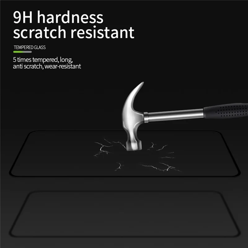 MOFI 9H Hardness Full Screen Full Glue Touch Sensitive HD Tempered Glass Protective Film for Samsung Galaxy S22 5G / S23