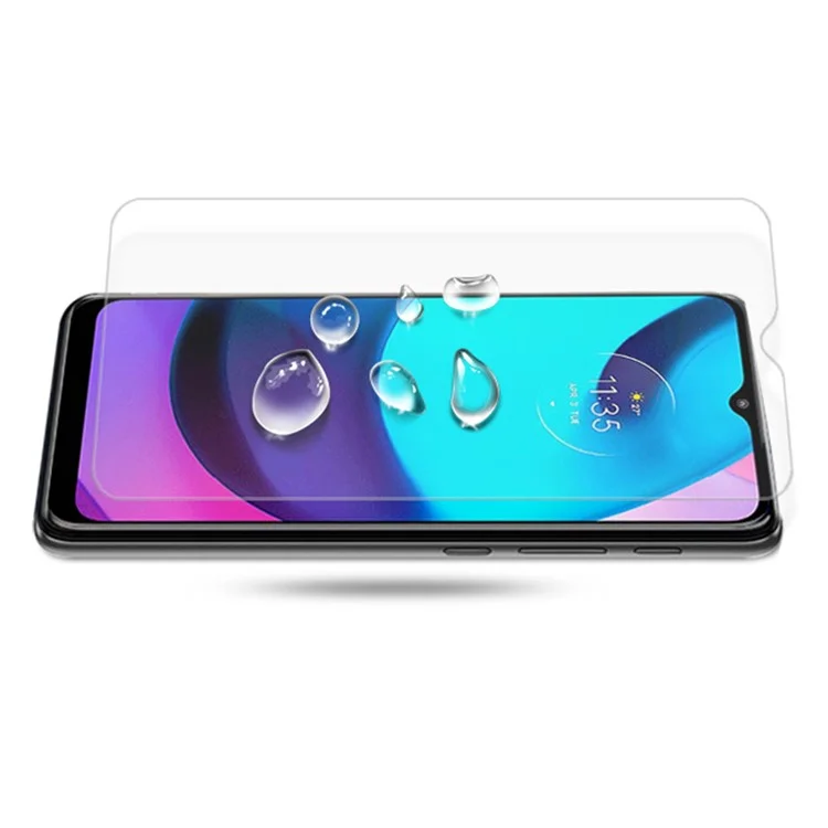 MOCOLO Película de Cristal Templado Antihuella, Irrompible, HD, Pegado Completo, Dureza 9H para Motorola Moto E20 