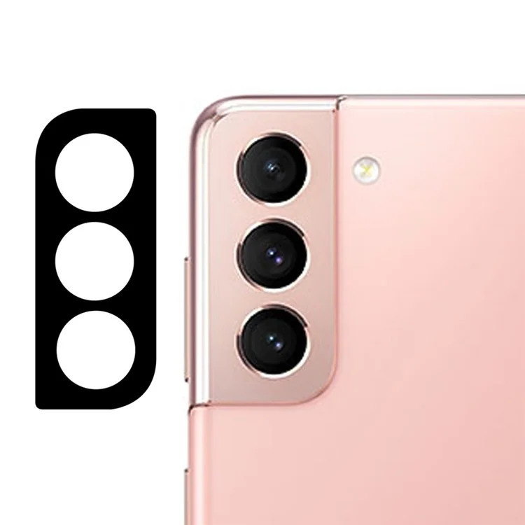 Ultra Clear 9H Hardness Scratch Resistant Silk Printing Tempered Glass Camera Lens Protector für Samsung Galaxy S22 5G / S22+ 5G