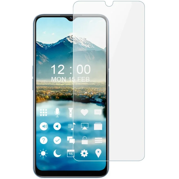 IMAK ARM Series Funda Anti-Polvo Flexible Film Protector de Pantalla TPU Transparente HD (No Cubre Completamente) para Oppo A54s / A16 / A16s