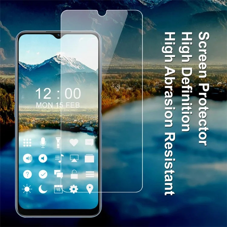 IMAK ARM Series Funda Anti-Polvo Flexible Film Protector de Pantalla TPU Transparente HD (No Cubre Completamente) para Oppo A54s / A16 / A16s