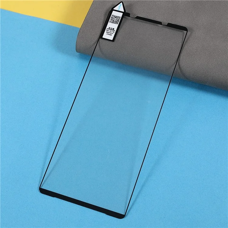 RURIHAI 2.5D HD Clear Full Glue Full Coverage Secondary Hardening High Aluminum-silicon Tempered Glass Screen Protector for Sony Xperia Pro-I