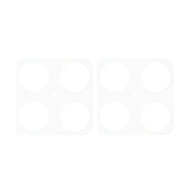 2 pièces/ensemble Anti-traces de doigts Anti-rayures Film de protection en verre trempé à bord incurvé 3D pour objectif de caméra pour OnePlus 10 Pro 5G 