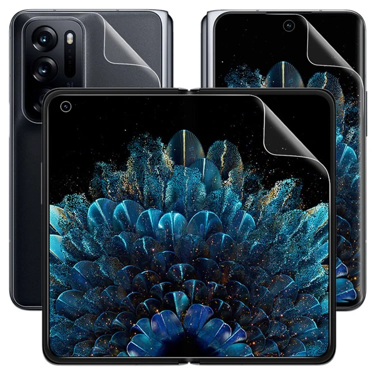 IMAK Hydrogel Film III Ultra Clear Full Cover Phone Screen + Inside Screen + TPU Back Film für Oppo Find N