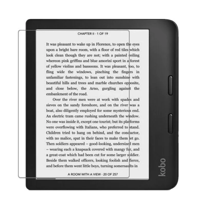 Full Coverage HD Clear PET Film Soft Touch Screen Protector for Kobo Libra 2