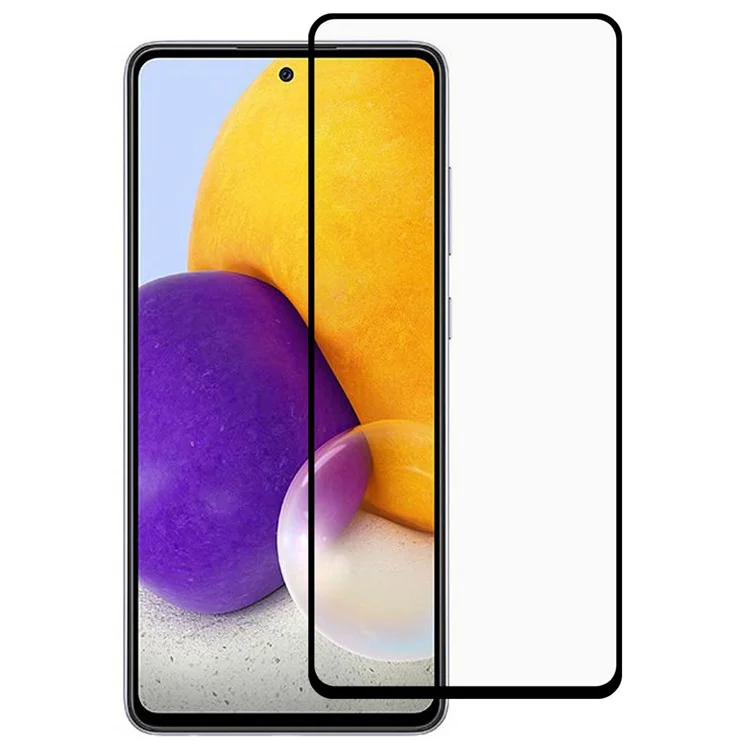 Schermo a Schermo Completo Silk Silk Stampa HD Film di Vetro Temperato Anti-graffio Per Samsung Galaxy A73 5G