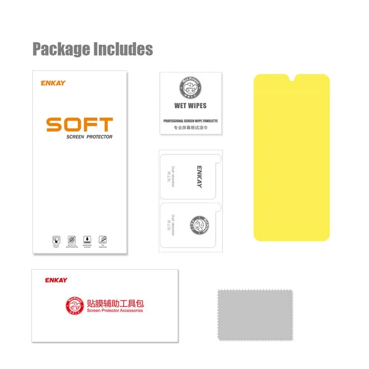 Enkay Hat Prince Alta Sensibilidade Tpe Macio+pet+tpu Filme de Hidrogel Cola Completa Protetor de Tela de Proteção Transparente Para Samsung Galaxy S22 Ultra 5G