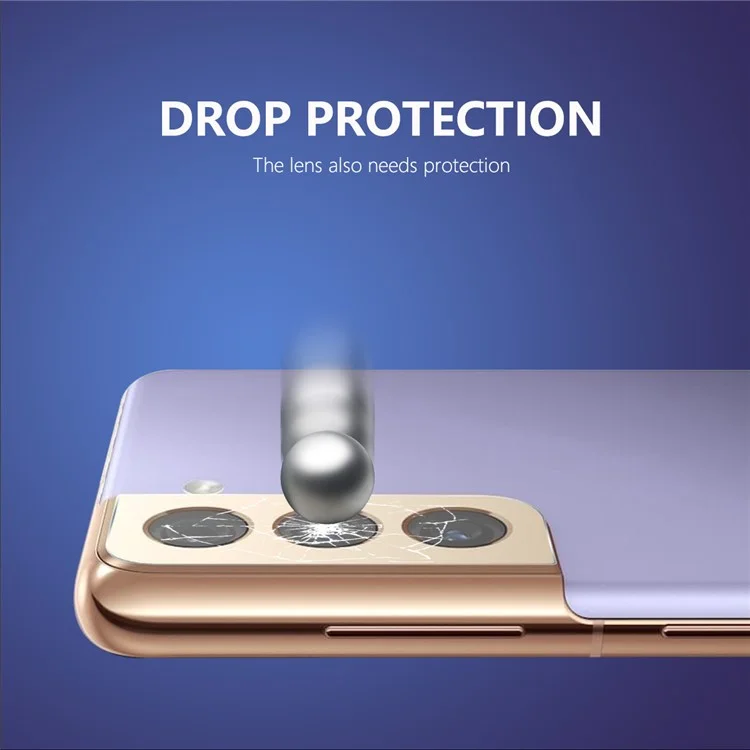 ENKAY HAT PRINCE 2Pcs/Pack HD Clear 9H Hardness Anti-Scratch 0.2mm Tempered Glass Full Cover Back Camera Protector für Samsung Galaxy S22 5G / S22+ 5G
