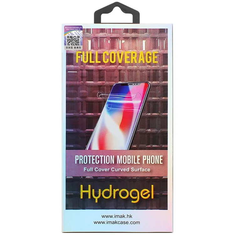 IMAK Hydrogel III Full Cover Soft TPU Frontbildschirm Protektor + Rückenschutzfilm Für Huawei P50 -tasche