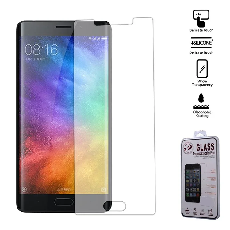 For Xiaomi Mi Note 2 Tempered Glass Screen Protector Film 0.25mm (Arc Edge)