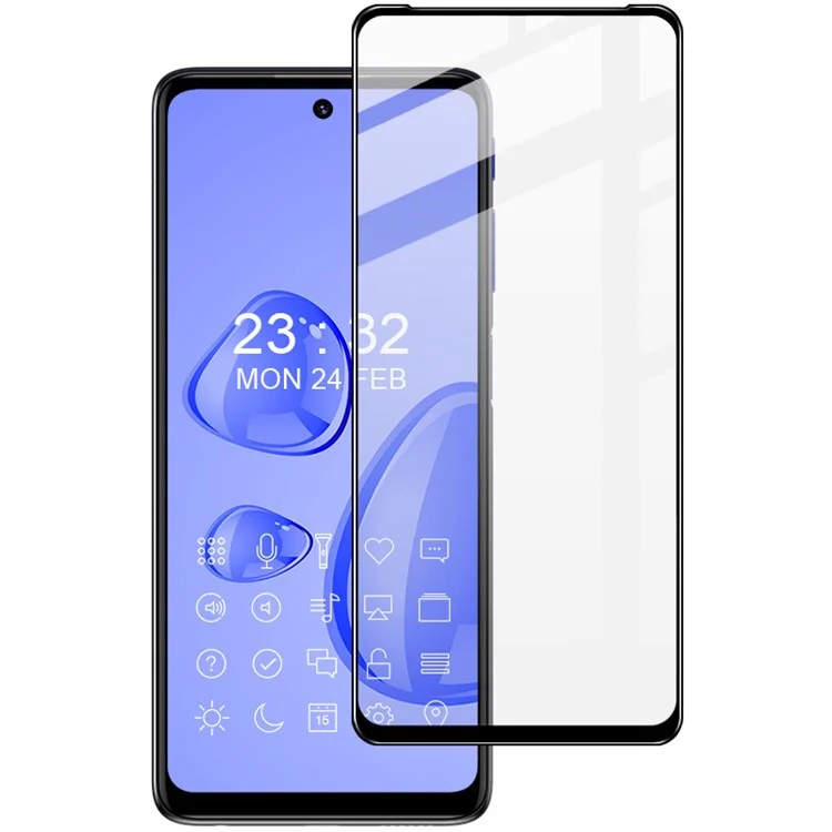 IMAK Pro+ Series Full Screen Full Glue HD Tempered Glass Film per Motorola Moto G51 5G