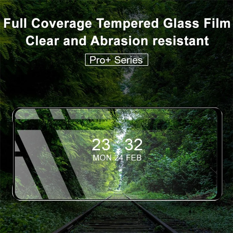 IMAK Pro+ Series Full Screen Full Glue HD Tempered Glass Film per Motorola Moto G51 5G