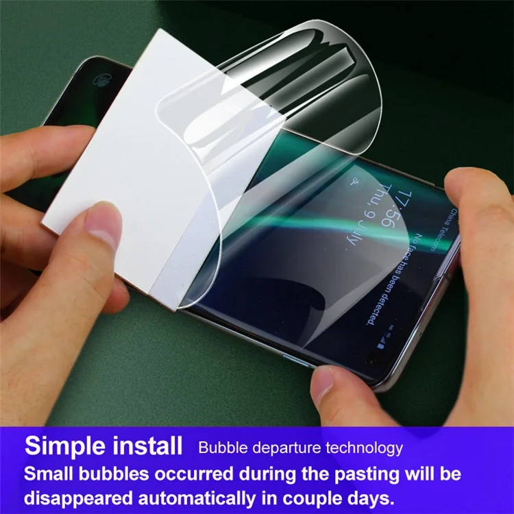 IMAK 2Pcs/Set Hydrogel Film III TPU Protecteur d'écran pour Xiaomi 12 5G/12X 5G/12S 5G, Film de couverture totale HD Clear Scratch-resistant