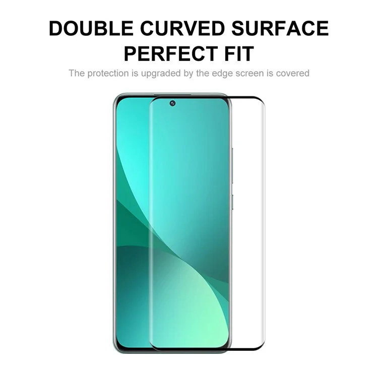 ENKAY HAT PRINCE For Xiaomi 12 5G / 12X 5G / 12S 5G 3D Curved Tempered Glass Full Screen Protector Side Glue Ultra Clear Film