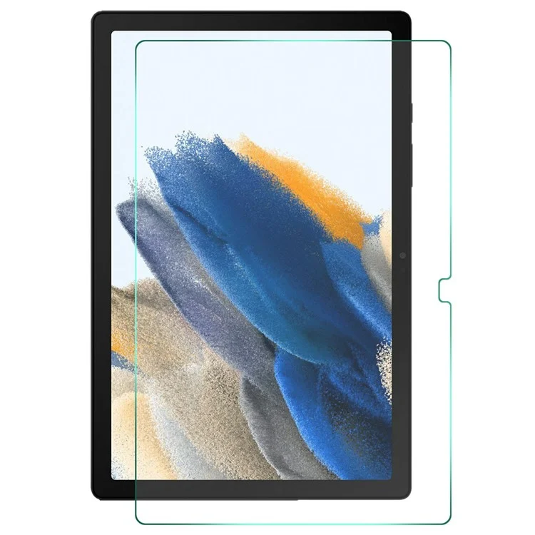 Chapeau Prince Pour Samsung Galaxy Tab A8 10.5 (2021) HD No Bubble 2.5d Arc Edge Plein Écran Colle Colle 9H Dureté 0.33mm Trempé Glass Screen Protector Protector