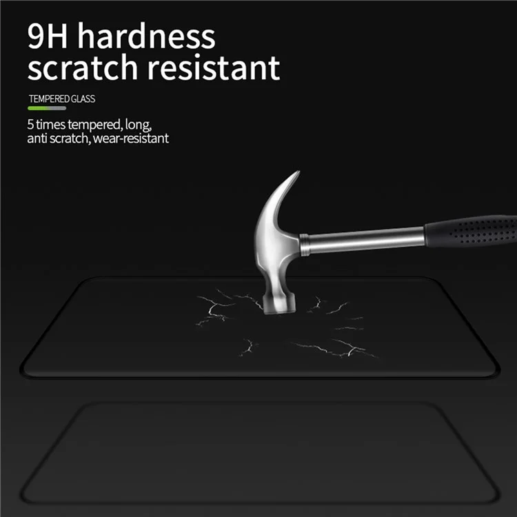 MOFI  for Xiaomi 12 5G/12X 5G/12S 5G 9H Hardness 3D Arc Edge Hot Bending HD Full Glue Tempered Glass Anti-explosion Screen Protector