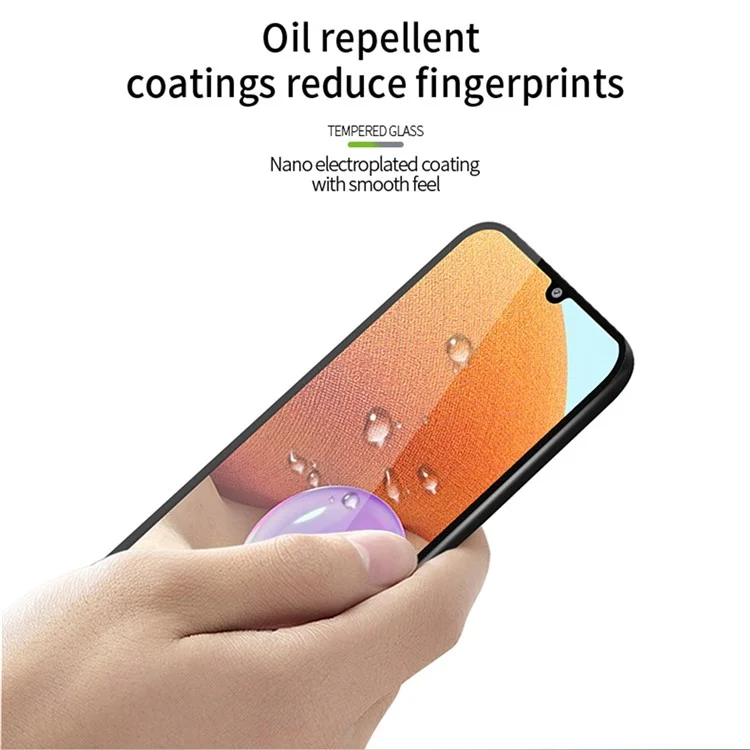 Pinwuyo Pour Samsung Galaxy A33 5G Anti-Explosion Full Colle Touche Smooth TightPrint 9H Film De Protection En Verre Trempé En Plein Écran