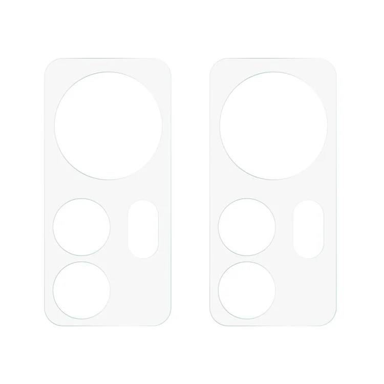 Para Xiaomi 12 Pro 5G / 12S Pro 5G /12 Pro (Dimensity) 5G 2 Peças/Conjunto Protetor de Lente de Câmera de Vidro Temperado Claro HD de Borda Resistente ao Desgaste