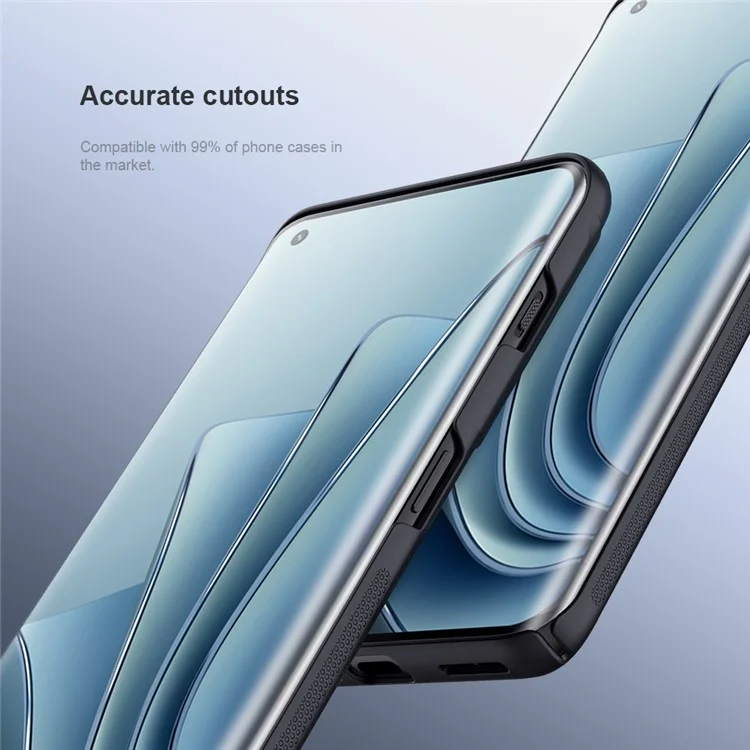 NILLKIN für OnePlus 9 Pro/10 Pro 2Stück/Packung 3D gebogener verschleißfester Vollklebstoff-Antifingerschutz-PMMA-Vollbildschirmschutz