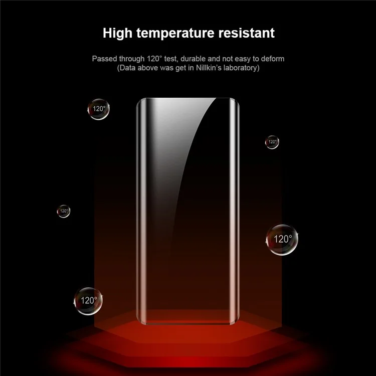 NILLKIN für OnePlus 9 Pro/10 Pro 2Stück/Packung 3D gebogener verschleißfester Vollklebstoff-Antifingerschutz-PMMA-Vollbildschirmschutz
