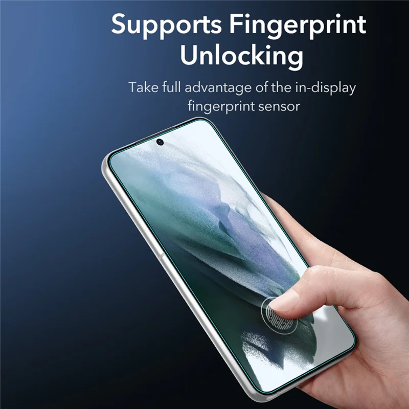 ESR 3Pcs / Pack PET Protective Film for Samsung Galaxy S22+ 5G / S23+ , HD Clearfull Glue Hydrogel Screen Protector with Easy Installation Frame