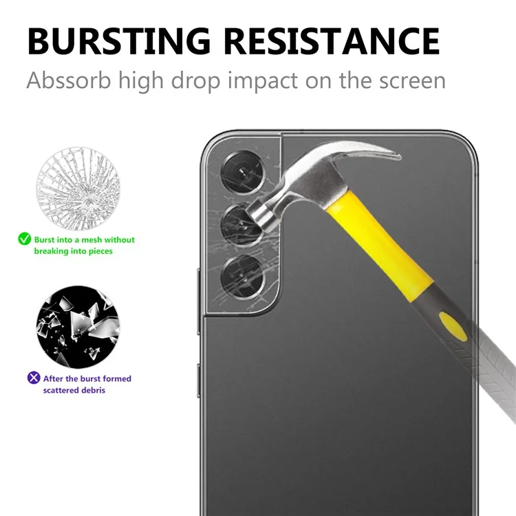Para Samsung Galaxy S22 5G AGC Glass Camera Lens Protector Ultra Clear Anti-scratch Tempered Glass Film