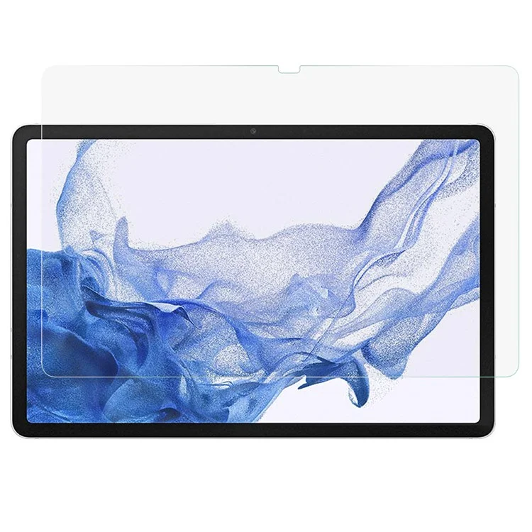 2.5D Arc Borde Película de Vidrio Templado a la Samsung Galaxy Tab S7 Plus/S7 Fe/s8+, Protector de Pantalla Ultra Transparente a Prueba de Explosión