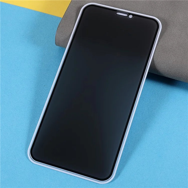 Tempered Glass Screen Protector for iPhone XS/11 Pro 5.8 inch/X, Wear-resistant Anti-spy Matte HD Silk Printing Full Glue Full Screen Film