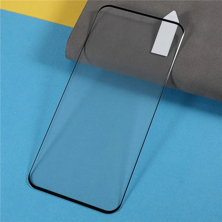 RURIHAI for Xiaomi 12 5G/12X 5G/12S 5G 0.3mm Ultra-thin HD Clear Anti-explosion 3D Curved Hot Bending Side Glue Tempered Glass Screen Protector Film [Fingerprint Unlock]