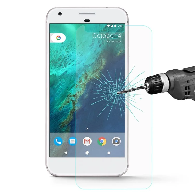 HAT PRINCE Tempered Glass Screen Protector for Google Pixel 0.26mm 9H 2.5D Arc Edge