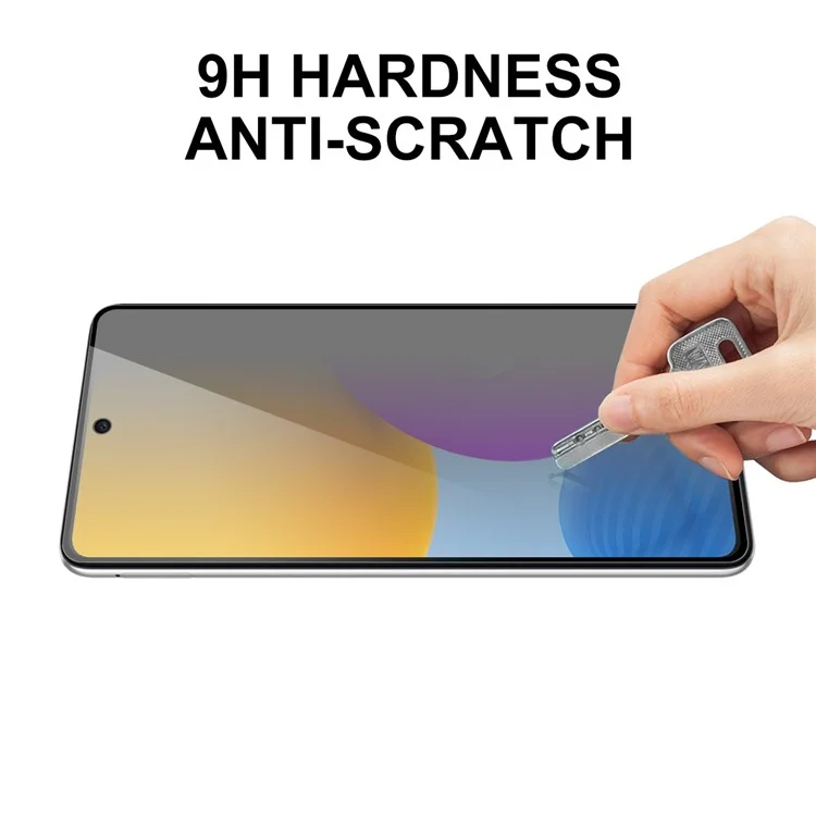 Hat-prince Per Samsung Galaxy A52 4g/5g/a52s 5G Anti-olio Privacy Privacy Protection a 28 Gradi Protettore a Schermo di Vetro Con Collaudo Pieno Anti-spy