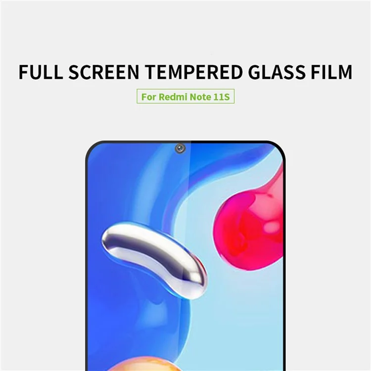 MOFI for Xiaomi Redmi Note 11S 4G / Redmi Note 11 4G (Qualcomm) JK-1 Screen Protector, Full Size Full Glue HD Tempered Glass Film, Scratch-resistant Bubble Free