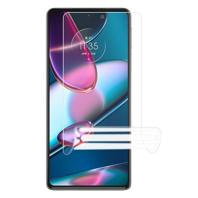 Protector de pantalla de hidrogel blando TPU ultraligero de tamaño completo antiexplosión para Motorola Edge 30 Pro