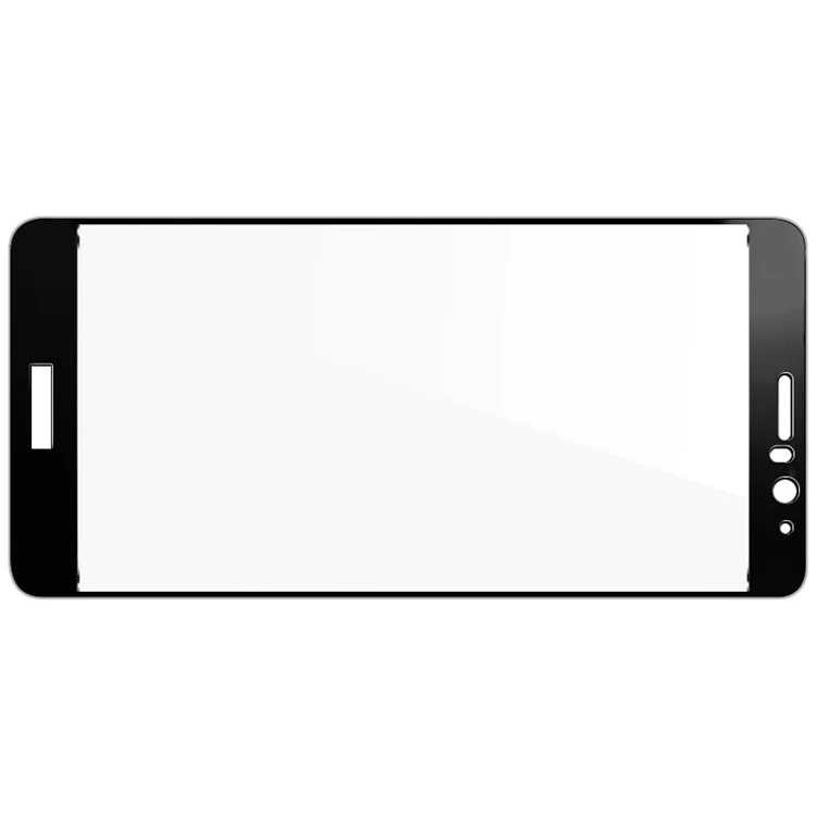 IMAK for Huawei Mate 9 Full Cover Tempered Glass Screen Protector Guard - Black