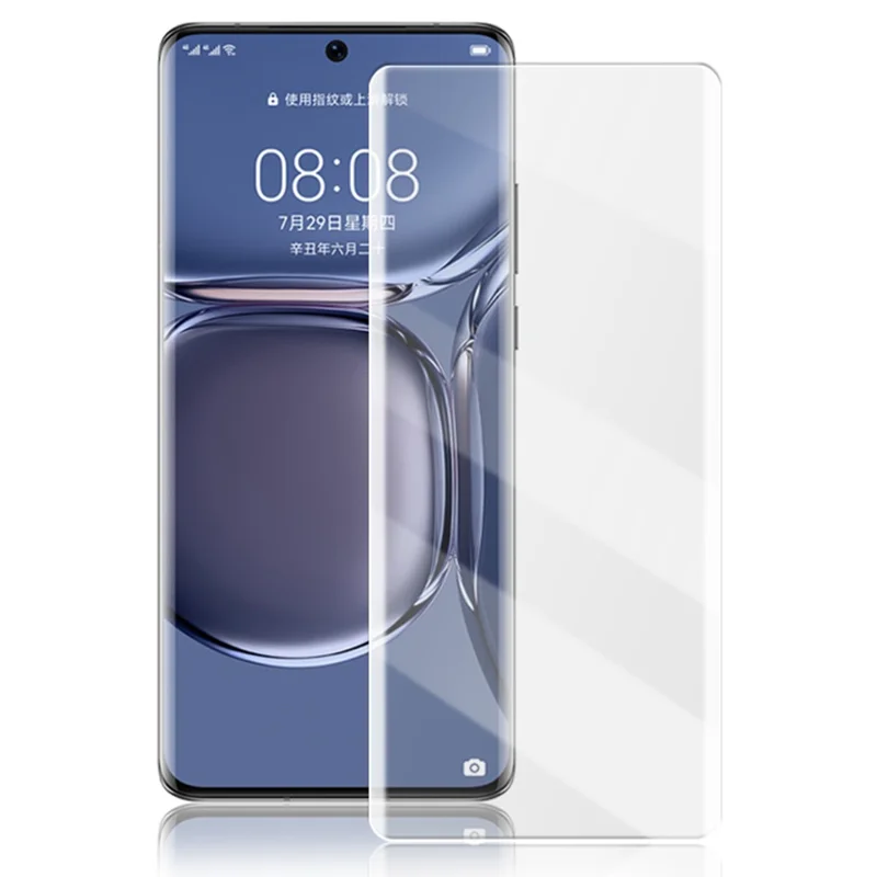 MOCOLO 3D Curved Edges Screen Protector for Huawei P50 Pro Tempered Glass Complete Covering UV Film