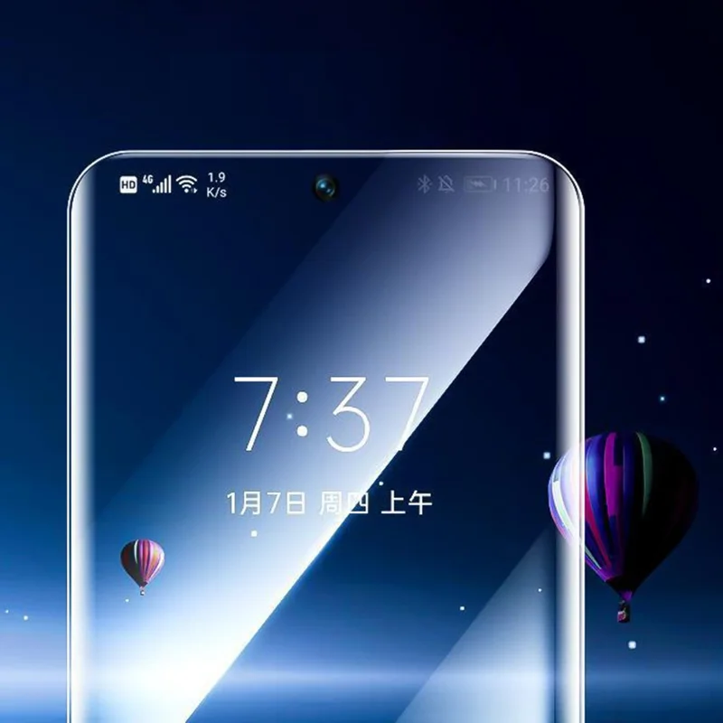 MOCOLO 3D Curved Edges Screen Protector for Huawei P50 Pro Tempered Glass Complete Covering UV Film