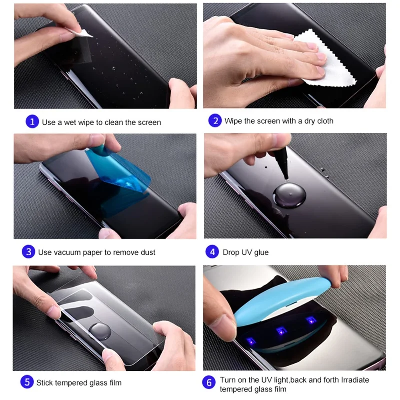 MOCOLO 3D Curved Edges Screen Protector for Huawei P50 Pro Tempered Glass Complete Covering UV Film