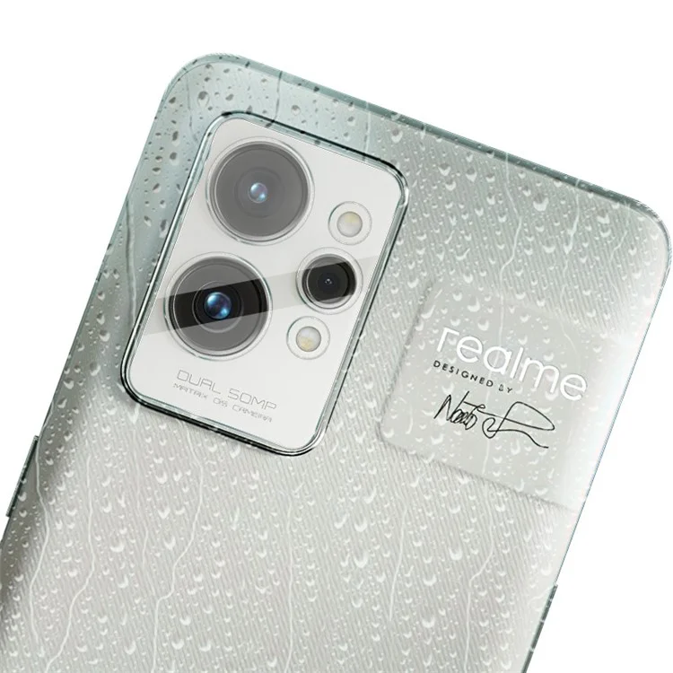 IMAK Для Realme GT2 Pro Ultra Clear Anti-scratch Tempered Glass Camera Lens Film + Acrylic Lens Cap